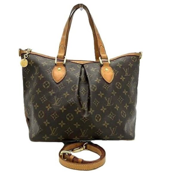 Louis Vuitton Handbags - Louis Vuitton Palermo Brown Canvas Handbag (Pre-Owned)
